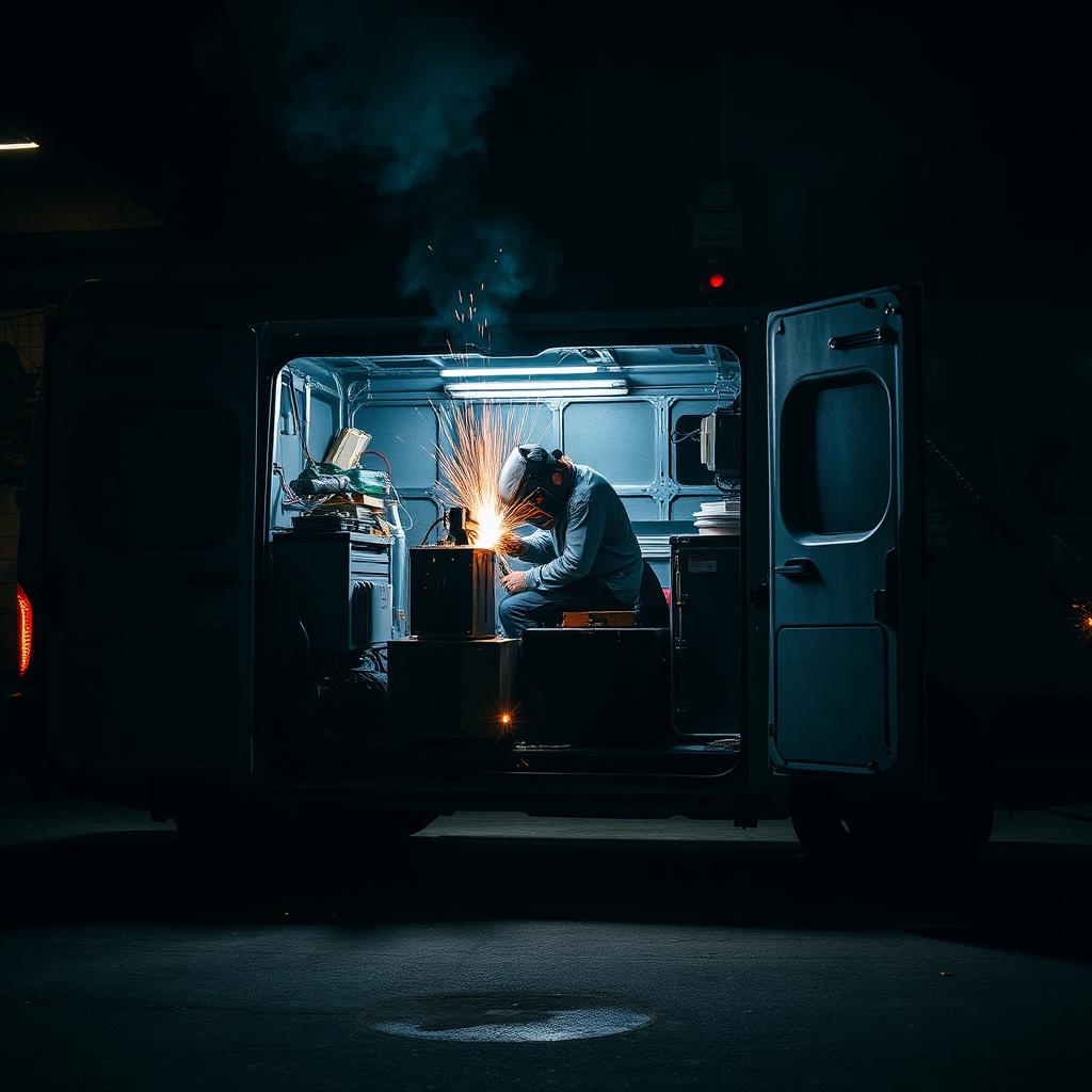 Mobile welding setup